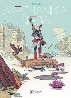 Mechanika nieba. Autor: Merwan. SmakLiter.pl Okładka książki Mechanika nieba