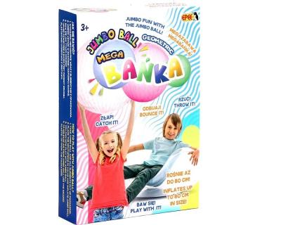 Opakowanie Mega Bańka - Geometric różowy