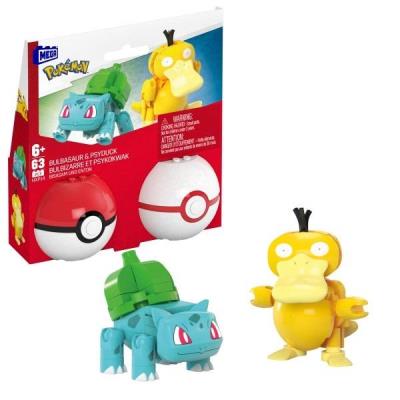 Opakowanie Mega Pokemon Pokeball Bulbasaur i Psyduck HXP14