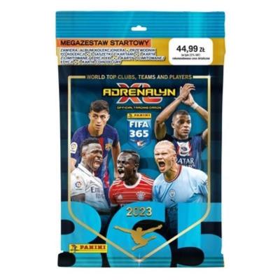 Megazestaw startowy Fifa 365 Adrenalyn XL 2023. Wydawca: Panini. SmakLiter.pl Opakowanie Megazestaw startowy Fifa 365 Adrenalyn XL 2023