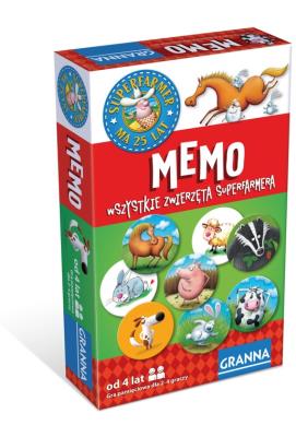 Memo. Wszystkie zwierzęta Superfarmera GRANNA. Wydawca: Granna. SmakLiter.pl Opakowanie Memo. Wszystkie zwierzęta Superfarmera GRANNA