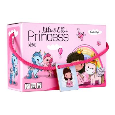 Opakowanie Memory dla dzieci 36el księżniczka i jednorożec