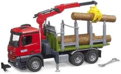 Opakowanie Mercedes Benz Arocs z dźwigiem do drewna