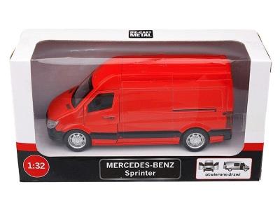 Opakowanie Mercedes Benz Sprinter czerwony