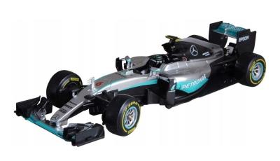 Opakowanie Mercedes F1 W07 Hybrid Rosberg silver 1:18 BBURAGO