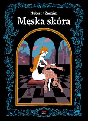 Męska skóra. Autor: Zanzim. SmakLiter.pl Okładka książki Męska skóra
