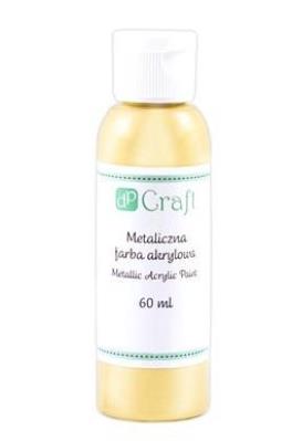 Opakowanie Metaliczna farba akrylowa 60ml gold