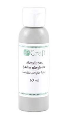 Opakowanie Metaliczna farba akrylowa 60ml silver