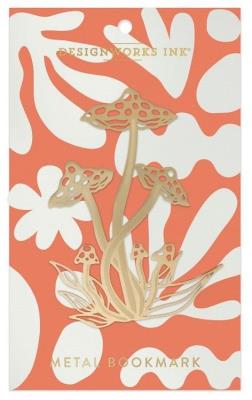 Opakowanie Metalowa zakładka do książki - grzyby