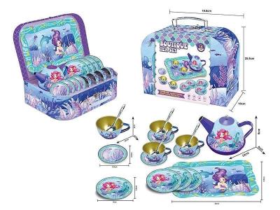 Opakowanie Metalowy zestaw do herbaty w walizeczce