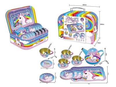 Opakowanie Metalowy zestaw do herbaty w walizeczce