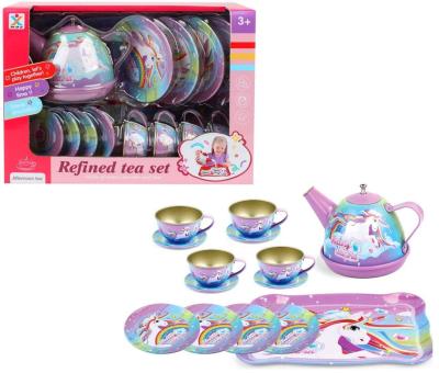 Opakowanie Metalowy zestaw herbaciany 14el