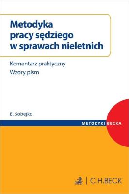 Metodyka pracy sędziego w sprawach nieletnich. Autor: Eugeniusz Sobejko. SmakLiter.pl Okładka książki Metodyka pracy sędziego w sprawach nieletnich
