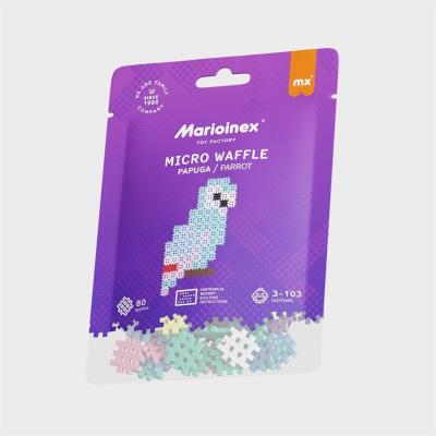 Opakowanie Micro Waffle 80 elementów Papuga