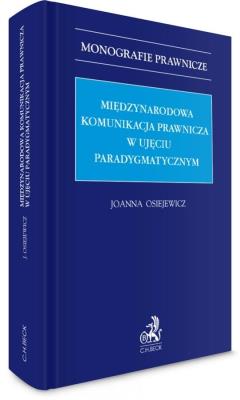 Okładka książki Międzynarodowa komunikacja prawnicza w ujęciu para