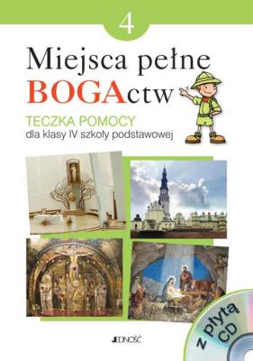 Okładka książki Miejsca pełne BOGActw Kl IV SP Teczka pomocy + CD