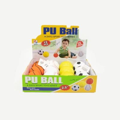 Opakowanie Miękka piłeczka 6cm dla malucha mix