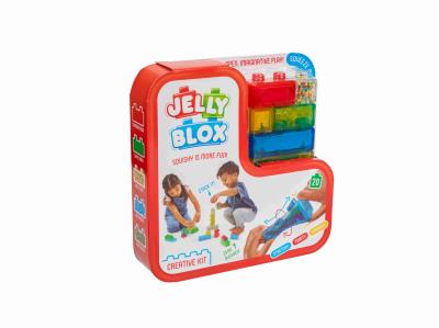 Miękkie Klocki Kreatywny Zestaw Creative Kit Jelly Blox. Wydawca: Goliath. SmakLiter.pl Opakowanie Miękkie Klocki Kreatywny Zestaw Creative Kit Jelly Blox