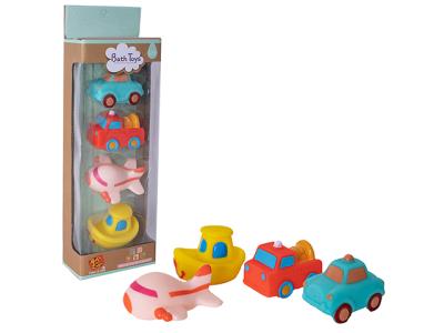 Okładka książki Miękkie pojazdy do kąpieli - 4pak