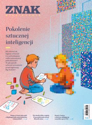 Okładka książki Miesięcznik ZNAK 826 (03/2024) - Pokolenie sztucznej inteligencji