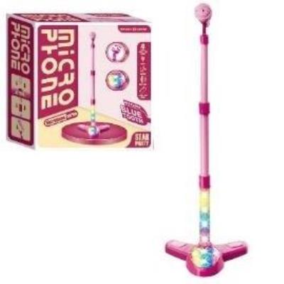 Opakowanie Mikrofon na statywie świecąca podstawa