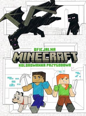 Okładka książki MINECRAFT. Oficjalna kolorowanka przygodowa