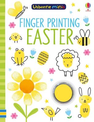 MINI FINGER PRINTING EASTER. Autor: Sam Smith. SmakLiter.pl Okładka książki MINI FINGER PRINTING EASTER