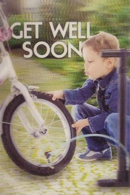 Opakowanie Mini kartka 3D - Powrotu do zdrowia