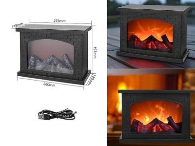 Opakowanie Mini kominek na USB