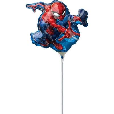Opakowanie Mini shape. Balon foliowy Spiderman 17x25cm