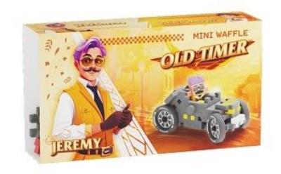 Opakowanie Mini Waffle 50el Cars: Grey Old Timer