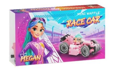 Opakowanie Mini Waffle 50el Cars: Pink Race Car