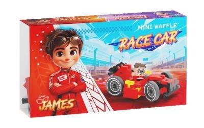 Opakowanie Mini Waffle 50el Cars: Red Race Car