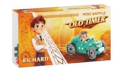 Opakowanie Mini Waffle 50el Cars: Teal Old Timer