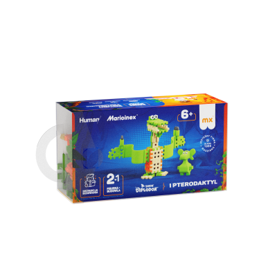 Opakowanie Mini Waffle 60el Diplodok i Pterodaktyl