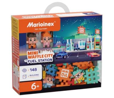 Opakowanie Mini Waffle City 148el Stacja paliw