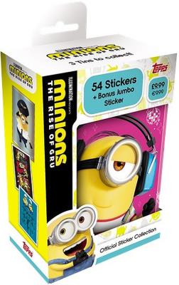 Opakowanie Minionki Wejście Gru Puszka z Naklejkami