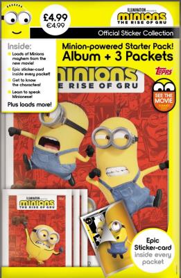 Opakowanie Minionki Wejście Gru Zestaw Startowy z Naklejkami