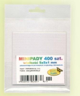 Opakowanie Minipady klejące 5x5x1mm 400szt