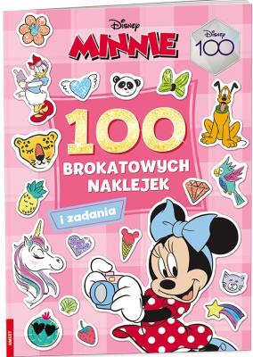 Okładka książki Minnie 100 brokatowych naklejek