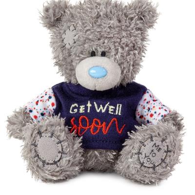 Miś - Get Well Soon w koszulce 11cm. Wydawca: Carte Blanche Greetings Ltd.. SmakLiter.pl Opakowanie Miś - Get Well Soon w koszulce 11cm