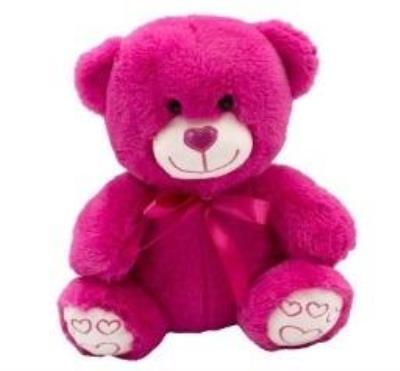 Opakowanie Miś malinowy ciemny 27cm