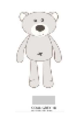 Miś Tulimy jasnoszary 19cm. Wydawca: Balibazoo. SmakLiter.pl Opakowanie Miś Tulimy jasnoszary 19cm