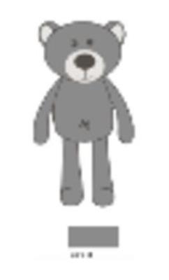 Miś Tulimy szary 19cm. Wydawca: Balibazoo. SmakLiter.pl Opakowanie Miś Tulimy szary 19cm