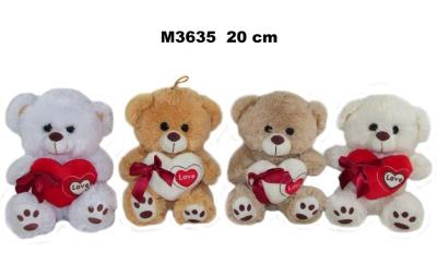 Opakowanie Miś z sercem 20cm MIX