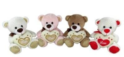 Opakowanie Miś z sercem 20cm MIX