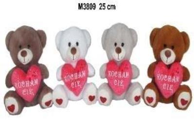 Opakowanie Miś z sercem 25cm MIX