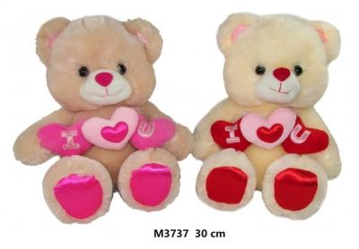 Opakowanie Miś z sercem 30cm MIX