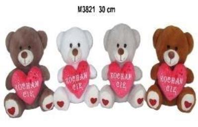 Opakowanie Miś z sercem 30cm MIX