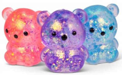 Opakowanie Misie Scrunchems antystresowe brokatowe MIX